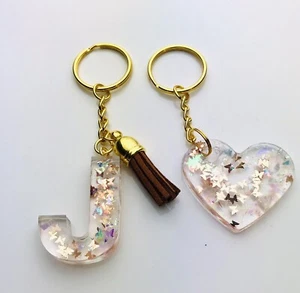 Juego de llaveros de resina marrón helado - Imagen 1 de 1