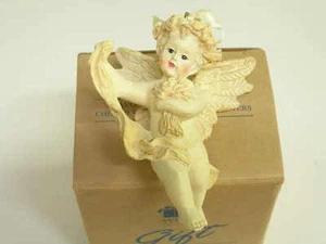 AVON "CHERUB ORNAMENT" "BOUQUET of FLOWERS" NIB! 2 LEFT! L@@K! - Picture 1 of 1