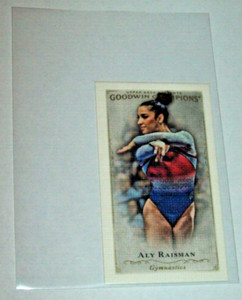 2016 Upper Deck Goodwin Champions Gymnastics Aly Raisman Mini Card
