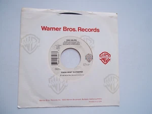VAN HALEN - Finish What Ya Started; Sucker In A 3 Piece 45 RPM 7" Record 1988 - Picture 1 of 6
