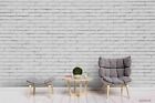 3D White Brick Wall Self-adhesive Removeable Wallpaper Wall Mural 796