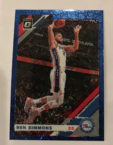 2019-20 Donruss Optic BEN SIMMONS BLUE VELOCITY PRIZM No. 55 - 76ers - Picture 1 of 2
