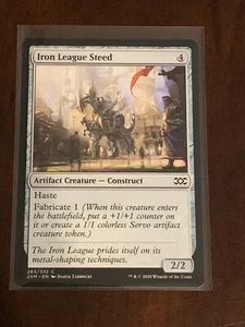 Magic the Gathering Double Masters Iron League Steed - Picture 1 of 2