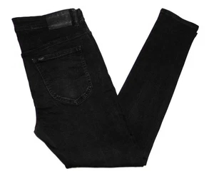 LEE - Men's Z-One Skinny Tapered Fit Jeans 34"W X 30"L Black Stretch Denim - Picture 1 of 7