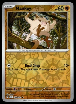 Mankey 098/191 SV08: Surging Sparks - Image 1 of 2