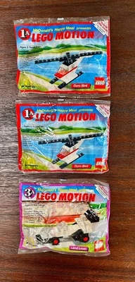 McDonald's 1989 Lego Motion Happy Meal Juguetes - Lote de 3 (dos 1A, uno 3A) - NUEVO Foto 1 de 2