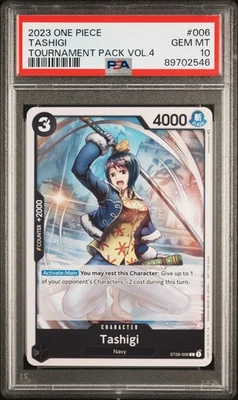 Tashigi PSA 10 2023 One Piece Tournament Pack Vol.4 #006 - Image 1 of 2