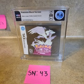 Pokemon Black Canadian Version Wata Not VGA, CGC  9.6 A+ Nintendo DS SEALED
