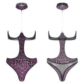 Women Sexy Corset Nightwear Open Bust Teddies Cut Out Open Bra Pajamas Lingerie 