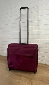 Samsonite Rolling Tote Burgundy Weekend Bag Case - Photo 1/12