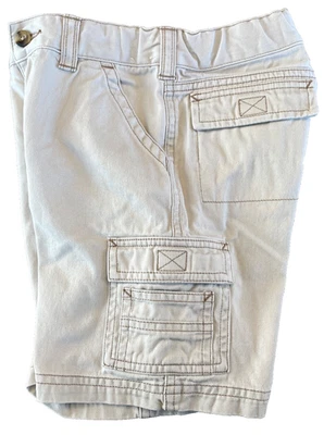 Pantalones cortos largos de carga con bolsillos de entrenamiento de primavera Gymboree Boys 2006 6 años caqui Foto 1 de 4