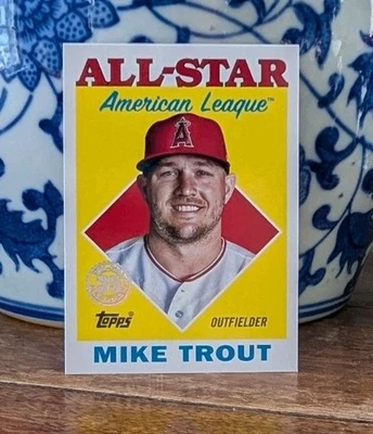 Mike Trout 2023 Topps Series 2 1988 All Star Insert - Near Mint or Better - Image 1 of 4