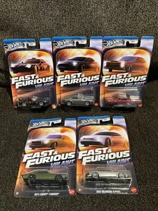 2025 Hot Wheels Fast & Furious Villains Complete 5 Car Set - Picture 1 of 7