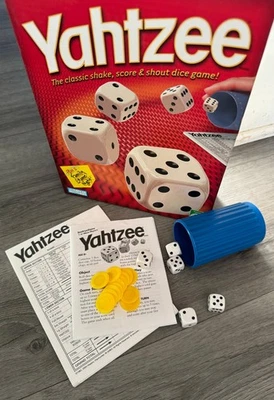 YAHTZEE THE CLASSIC SHAKE, SCORE & SHOUT DICE GAME NEW SEALED (PARKER BROTHERS) - Image 1 of 4