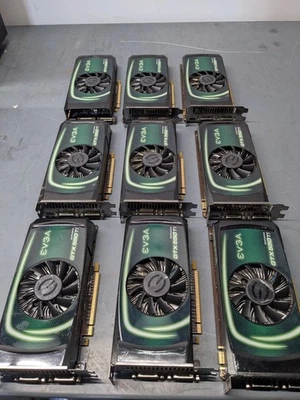 LOTE DE 9 EVGA NVIDIA GeForce GTX 550 Ti FPB 1GB GDDR3 Tarjeta Gráfica de Video  Foto 1 de 4