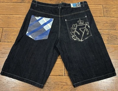 Southpole Denim Jean Shorts Size 48 Wicked Fashions Y2K Baggy - Image 1 of 4