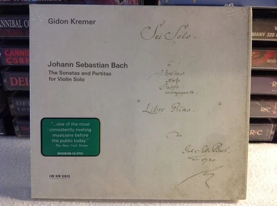 BACH SONATAS & PARTITAS FOR VIOLIN SOLO CLASSICAL CD '05 ECM 2XCD SEALED KREMER Foto 1 de 3