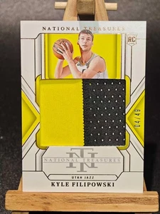 Kyle Filipowski 2024-25 Panini National Treasures 04/49 Patch RC Jazz #160 - Picture 1 of 2