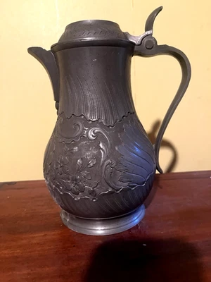 Pichet En Étain 19 E - Photo 1/4