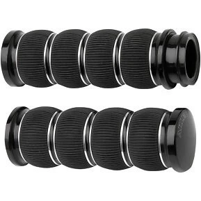Empuñaduras Arlen Ness 07-315 negras Fusion Ring Leader para Harley Electronic TBW Foto 1 de 1