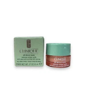 Clinique All About Eyes Eye Cream Travel Size .17 oz 5mL - Picture 1 of 2