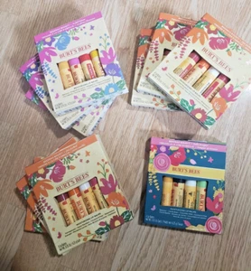 Burt's Bees 10 boxes (40pcs) moisturizing assorted flavors lip balm LOT, Limited - Picture 1 of 9