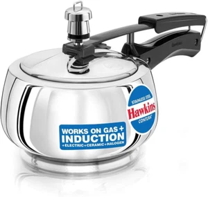 Stainless Steel Contura Induction Compatible Inner Lid Pressure Cooker, 1.5 Litr - Picture 1 of 8