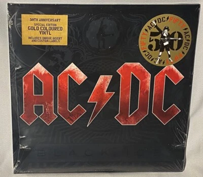 LP AC/DC Black Ice (LP GOLD Vinyl, SONY, 2024) NEW MINT SEALED - Image 1 of 2