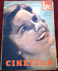 JUDY GARLAND COVER + movie ad Cinefilo (1/20/39) Simone Simon Jon Hall Ann R. - Imagen 1 de 7