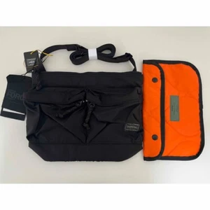 PORTER FORCE SHOULDER BAG YOSHIDA BAG color Black Olive drab Japan NEW - Picture 1 of 6