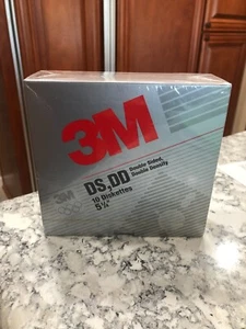(10) 3M Double Density Diskettes Floppy Disks DS DD 5 1/4" 5.25" Disk IBM SEALED - Photo 1/3