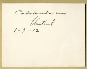 Victor Henri Hutinel (1849-1933) - Pédiatre et médecin français - Carte A.S. - Foto 1 di 2