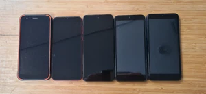 Lot of 5x Mixed Unlocked Blu/NUU/Blackview/Ulefone - Picture 1 of 5