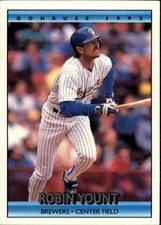 1992 Donruss Milwaukee Brewers Baseball Card #173 Robin Yount