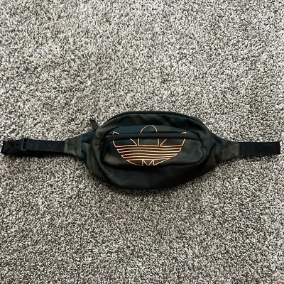 Adidas Originals Unissex Camuflagem Olive Cargo Signal Laranja Cintura Nacional Pacote de Babá - Imagem 1 de 3