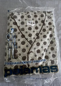 vintage mens 60s shorty pajama ELY WALKER polycotton D USA - Picture 1 of 6