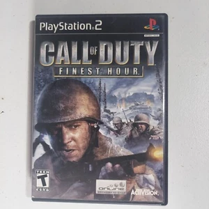 CALL OF DUTY FINEST HOUR PS2  Tested Very Good  Same Day Ship  - Picture 1 of 4