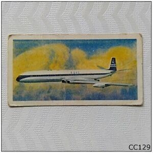Brooke Bond Transport Through The Ages #42 Turbojet Airliner Tea Card (CC129)