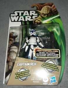 CW04 Star Wars Captain Rex The Clone Wars Hasbro Fighterpods Yoda Green Card