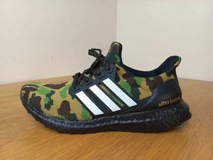 Adidas ULTRA BOOST 4.0 BAPE CAMO Mens Shoes Trainers UK 7.5 - Picture 1 of 11