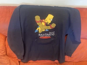 Rarissima felpa The Simpsons Burt sono bastardo nuova originale americana - Picture 1 of 7