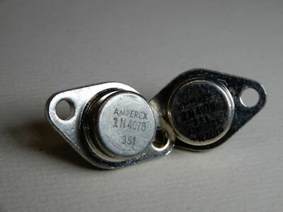 Transistores Amperex 2N4078 Germanio NPN Cantidad 2 NOS - Uno puede no tener logotipo Foto 1 de 2