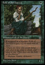 4x Folk of An-Havva (Art Version: 1 PERSON) MTG Homelands NM Magic Regular