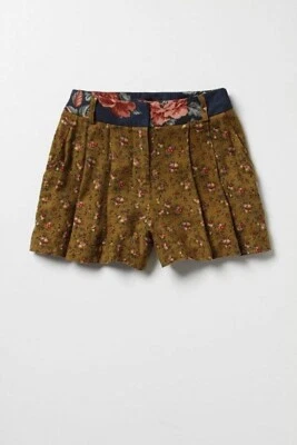 Anthropologie Boho Shorts Corey Lynn Calter NUEVO CLC 10 NUEVO Shabby Chic Floral Foto 1 de 4
