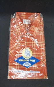 New 1950's-60s Gentlemen's Button-Up Men's Large Shirt Made Japan - Picture 1 of 3