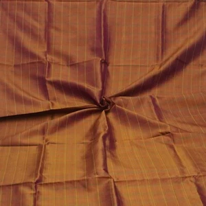 Vintage Purple Dual Tone 100% Pure Silk Sari Remnant 5YD Craft Fabric Silk Scrap - Picture 1 of 4