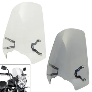 Front Windscreen Windshield with Bracket For 2015-2018 KAWASAKI Vulcan S EN 650 - Picture 1 of 13