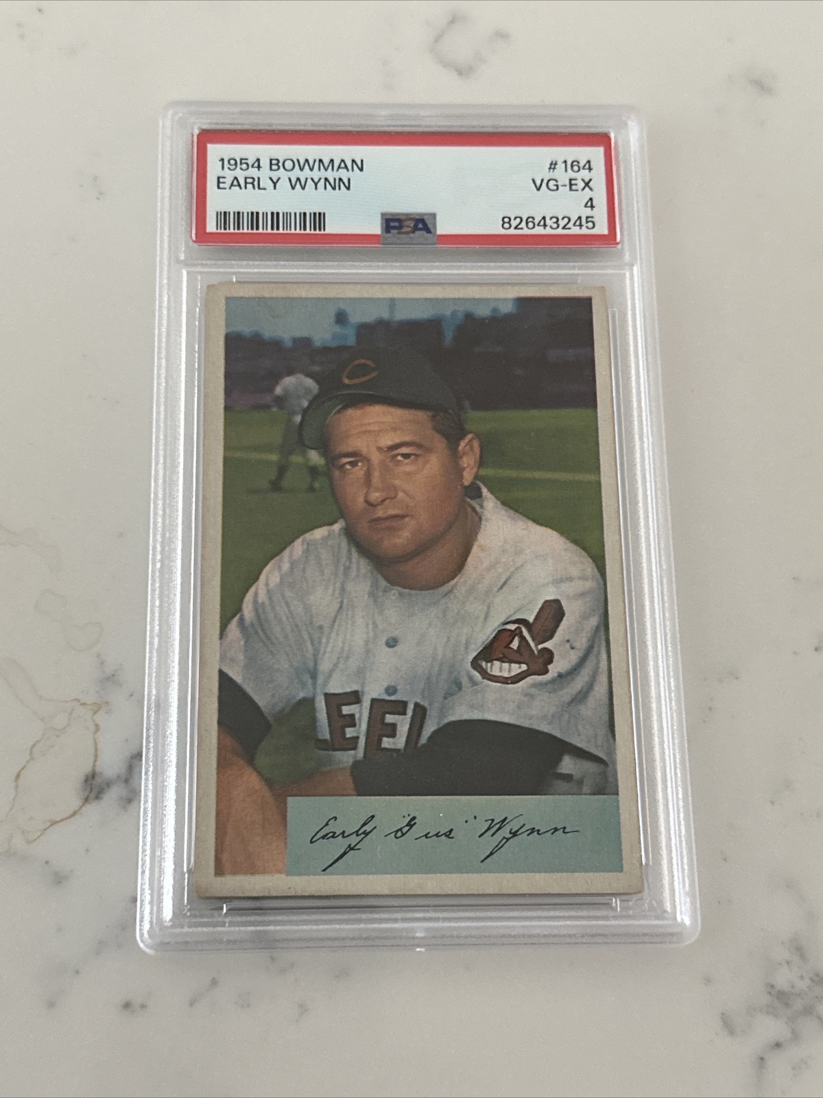 1954 Bowman  #164 Early Wynn PSA 4 VG-EX UNDERGRADED BRAND NEW SLAB!!!