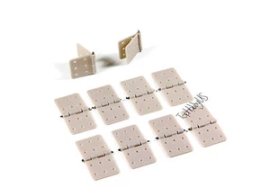 10PCS lot Nylon & Pinned Hinge For RC Airplane Plane Parts Model Replacement US - Picture 1 of 4