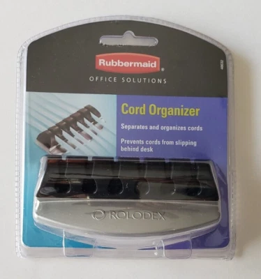 Rubbermaid Rolodex Cord Organizer Office Solutions NEW - Image 1 of 2